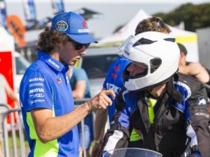 MotoGP race-winner Alex Rins heads star-studded lineup of instructors at Silverstone for Suzuki taster zone