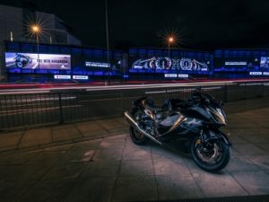 New ‘Busa in lights on Cromination digital billboard as Suzuki launches nationwide ad campaign