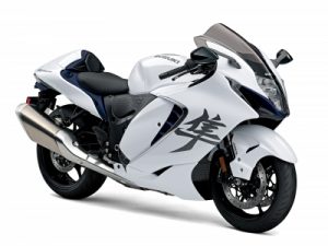 Suzuki introduces white Hayabusa for 2022