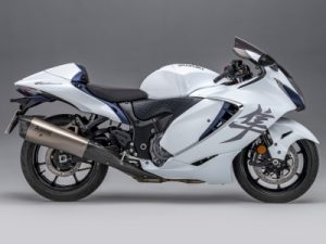 Akrapovic silencers form Performance accessory pack for Suzuki Hayabusa