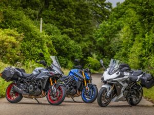 2.9% finance plus money off Akrapovic exhausts and free luggage on select Suzuki models